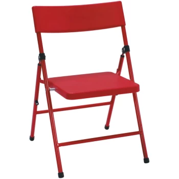 Image of 4 Pack Safety First by Childrens Pinch-Free Folding Activity Chair Red - Cosco