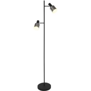 Image of Sienna Fjorgard Multi Arm Floor Lamp Black Matt, Metal