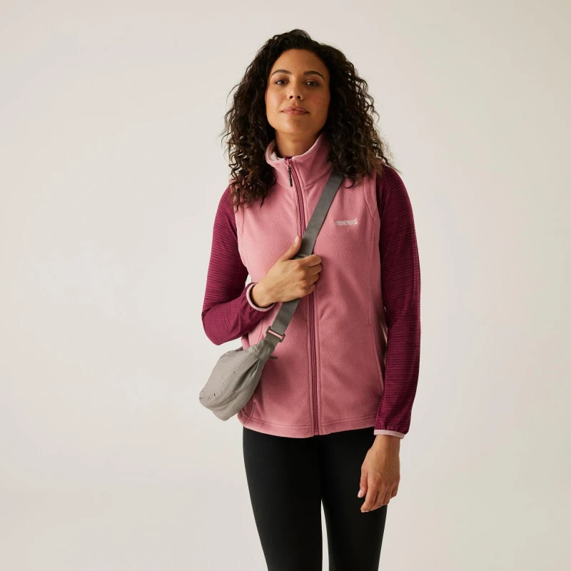 Image of Regatta Womens Sweetness II Fleece Bodywarmer Dusty Rose female 20