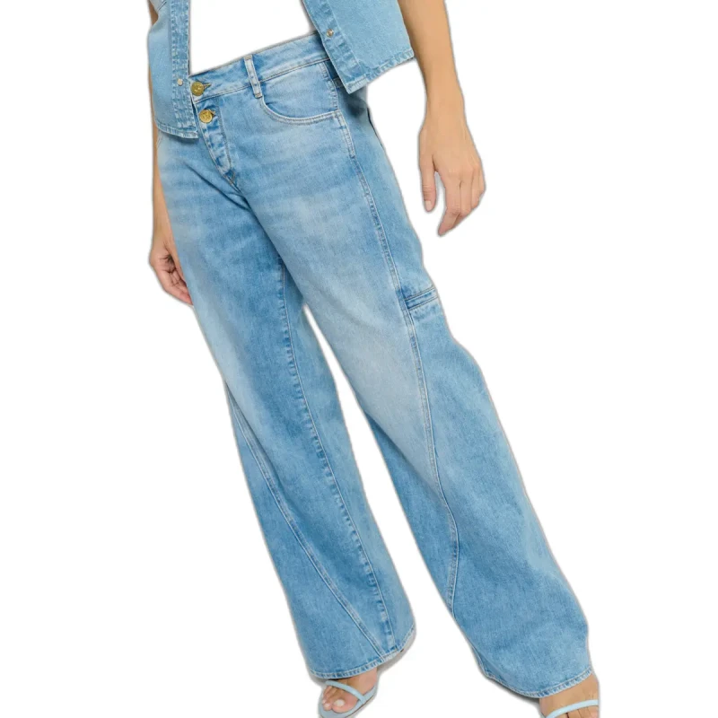 Image of Le Temps des cerises Womens jeans Le Temps des cerises Lauryn Bleu Female 30 JFLAURYTW1562-3001