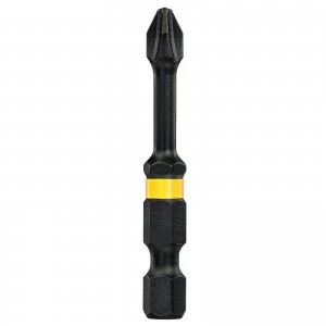 Image of DEWALT Phillips Extreme Impact Torsion Screwdriver Bit PH2 50mm Pack of 5