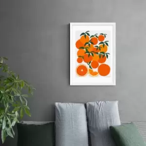 Image of East End Prints Orange Harvest Print Orange