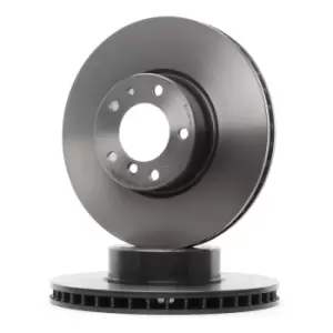 Image of PAIR PAINTED BREMBO BRAKE DISC 09.5579.21