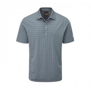 Image of Oscar Jacobson Polo Shirt - Pewter