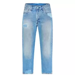 Image of Levis 551Z Straight Jeans Mens - Blue