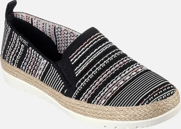 Image of Skechers Womens BOBS Flexpadrille 3.0 Island Muse Flat Shoes UK Size 7 (EU 40) Black/Multi SKE2238-BKMT-7