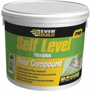 Image of Everbuild 710 Self Level Flexiplus Floor Compound 10kg