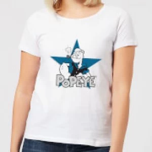 Image of Popeye Popeye Womens T-Shirt - White - S