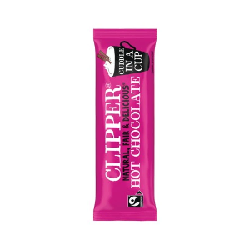 Image of Clipper Fairtrade Hot Chocolate Sachets (100 Pack) 3010450