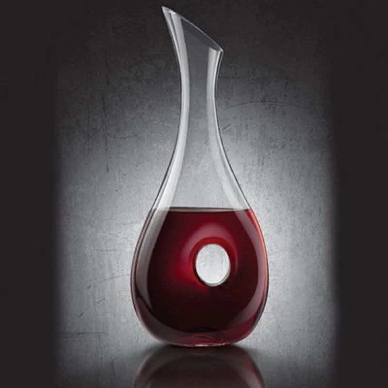 Image of Final Touch Lacuna Durashield Lead-free Crystal Wine Decanter 1000ml Clear Clear unisex