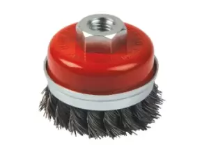 Image of Silverline 675339 Steel Twist-Knot Cup 80mm