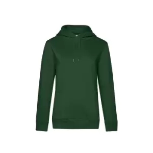 Image of B&C Womens/Ladies Queen Hoody (S) (Bottle Green)