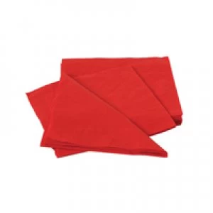 Image of Maxima Napkins 330x330mm 2-Ply Red Pack of 100 VSMAX332R