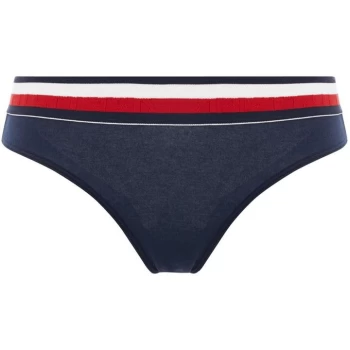 Image of Tommy Bodywear Signature Stripe Bikini - Blue