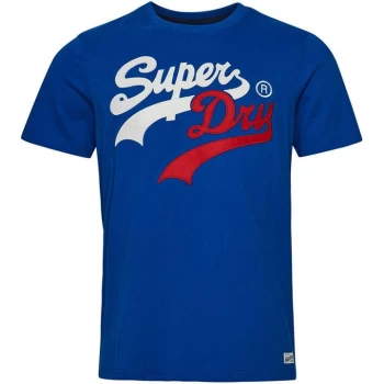 Image of Superdry Interest T Shirt - Blue