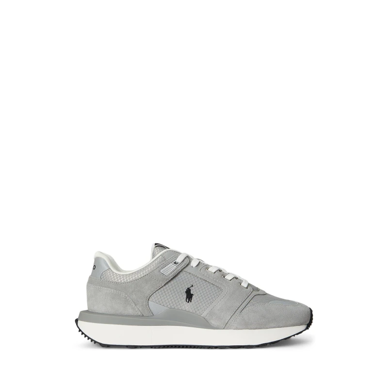Image of Polo Ralph Lauren Mens Train 89 Low-Top Trainers Tonal Soft Grey male 9 (43)