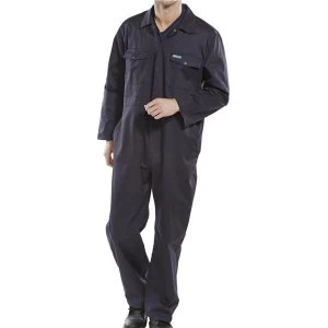 Image of Click Workwear Boilersuit Size 44 Navy Blue Ref PCBSN44 Up to 3 Day