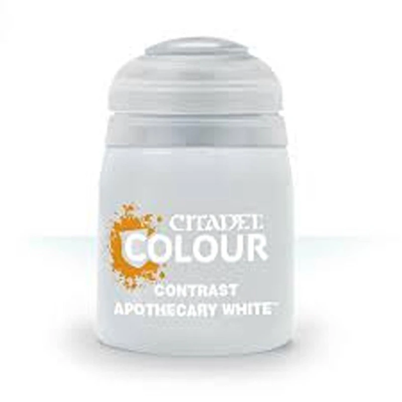 Image of Citadel Games Workshop Colour Contrast: Apothecary White (18ml) Paint Multi