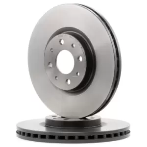 Image of PAIR PAINTED BREMBO BRAKE DISCS 09.5180.31