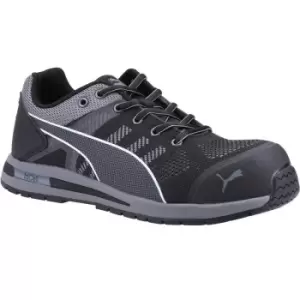 Image of Puma Safety Mens Elevate Low Knitted Safety Trainers (6 UK) (Black)