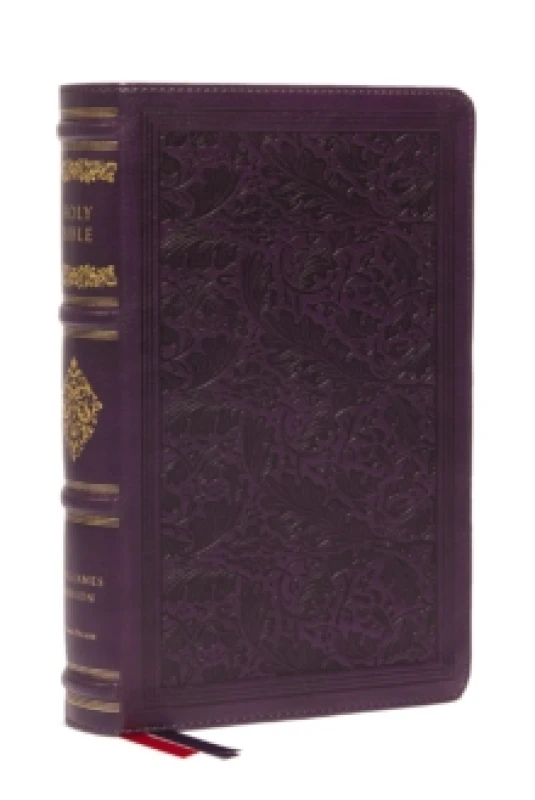 Image of KJV Large Print Reference Bible, Purple Leathersoft, Red Letter, Comfort Print (Sovereign Collection) : Holy Bible, King James Version Leather / fine