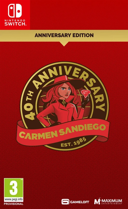 Image of Carmen Sandiego 40th Anniversary Edition Nintendo Switch Game