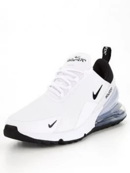 Image of Nike Golf Air Max 270 G - White/Black, Size 8, Men