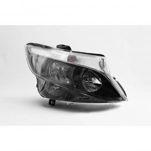 Image of Headlight right DRL Black Mercedes-Benz Vito 16-