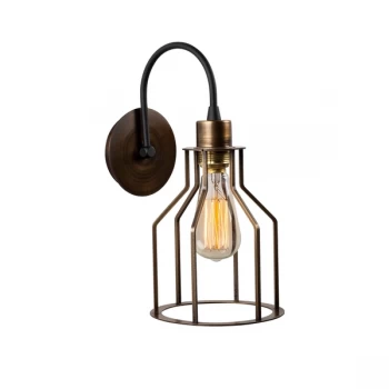 Image of Fellini - MR - 813 Black Vintage Wall Lamp