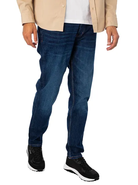 Image of HUGO 634 Tapered Jeans Dark Blue 30W x 30L