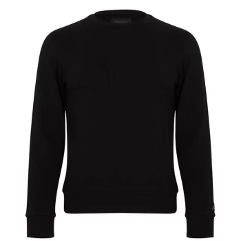 Image of Replay Grey Crew Neck Sweater - Black