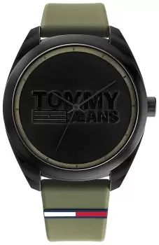 Image of Tommy Hilfiger 1791930 Mens San Diego Black Dial Green Watch