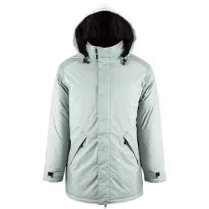 Image of SOLS Unisex Adults Robyn Padded Jacket (M) (Metal Grey)