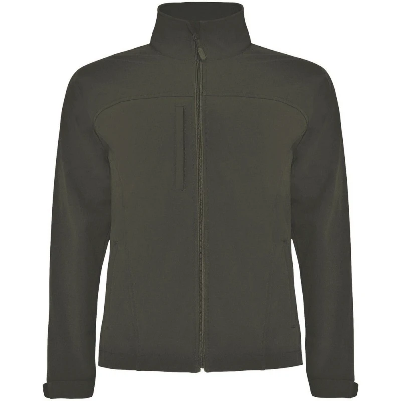 Image of ROLY ROLY Men Rudolph Soft Shell Jacket in Dark Green Size: Small Dark Green S Male 5063470491261