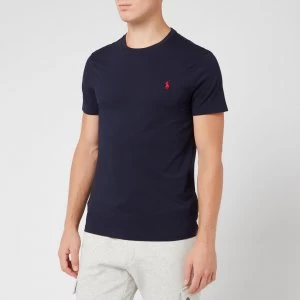 Image of Polo Ralph Lauren Mens Custom Slim Fit Cotton T-Shirt - Ink - L