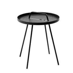 Image of Metal Rio Garden Table in Black