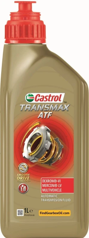 Image of Castrol 15F0BC Automatic Transmission Fluid Castrol Transmax ATF DEXRON -VI MERCON LV Multivehicle Capacity: 5l Oil,automatic transmission (3069)