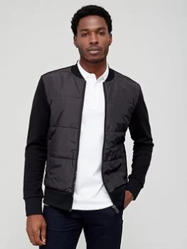 Image of Boss Skiles 42 Padded Sweat Jacket - Black