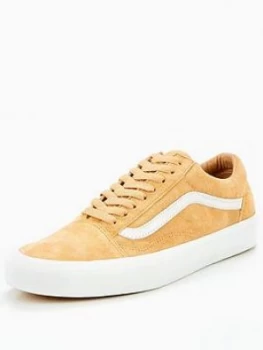 Image of Vans UA Old Skool Pig Suede Sand Sand Size 12 Women