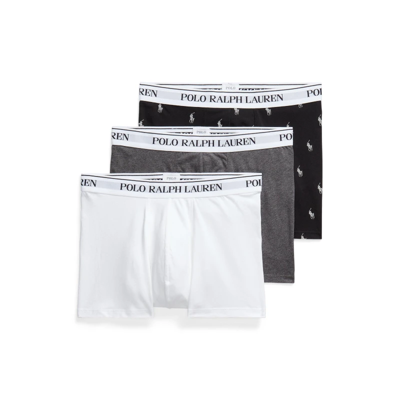 Image of Polo Ralph Lauren CLSSIC TRUNK 3 PACK TRUNK mens Boxer shorts in Multicolour
