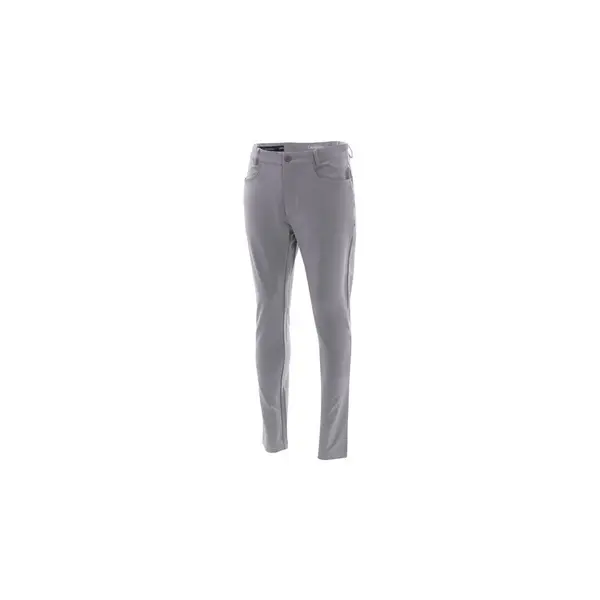 Image of Calvin Klein GENIUS 4-WAY STRETCH TROUSERS SILVER - 30R