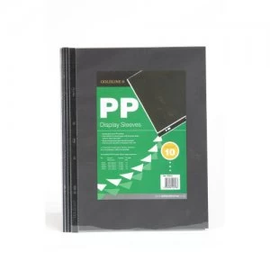 Image of Goldline Polyprop Display Sleeves A3 3 Holes PDSA3Z (PK10)