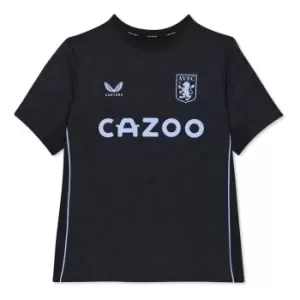 Image of Castore Aston Villa Staff Training T Shirt Juniors - Black
