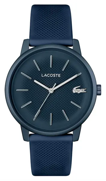 Image of Lacoste 2011241 Mens 12.12 Blue Dial Blue Silicone Watch