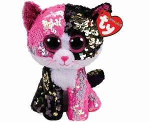 Image of ty Malibu Kitten Flippable Beanie Boo Multi