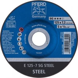Image of PFERD 62212626 Sg Steel Grinding disc (off-set) 125mm 22.23mm 10 pc(s)