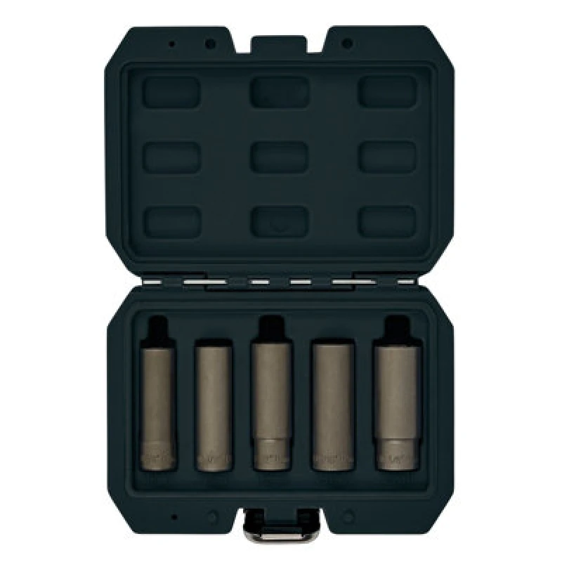 Image of Draper 5 Piece 3/8" Drive Wheel Nut Double Socket Set 12423 Drive: 3/8"