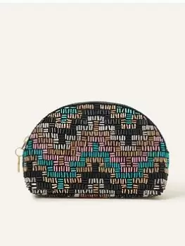 Image of Accessorize Geo Beaded Coin Purse, Multi, Women