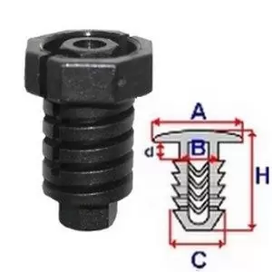 Image of ROMIX Screw C60358 BMW,3 Limousine (E36),3 Coupe (E36),3 Compact (E36),3 Cabrio (E36),Z3 Roadster (E36),6 Coupe (E63),Z3 Coupe (E36),6 Cabrio (E64)