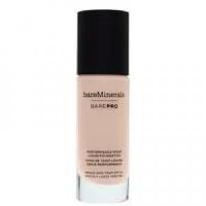 Image of bareMinerals BarePro Performance Wear Liquid Foundation SPF20 No 0.5 Porcelain 30ml